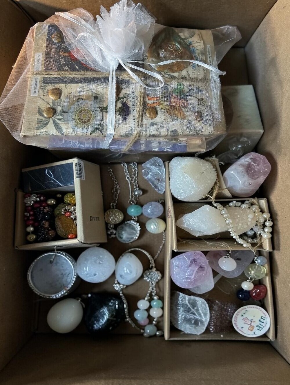 Treasure Book Box | 3 books | Jewlery, Crystals, Stickers & Much More